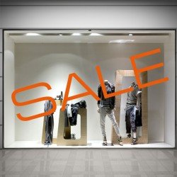 SALE Schaufensteraufkleber S012T3 SALE Schaufensteraufkleber S012T3