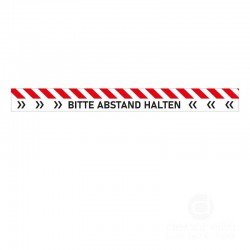 Abstand Wartemarkierung standard Fussbodenaufkleber