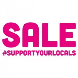 SALE #supportyourlocals Schaufensteraufkleber SALE #supportyourlocals Schaufensteraufkleber