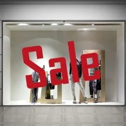 SALE Schaufensteraufkleber S011T2