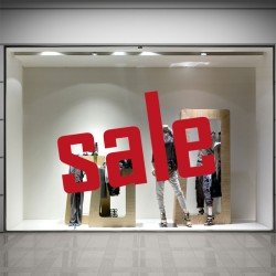 SALE Schaufensteraufkleber S011T1 SALE Schaufensteraufkleber S011T1