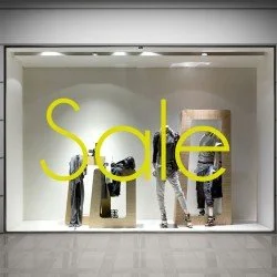 SALE Schaufensteraufkleber S010T2