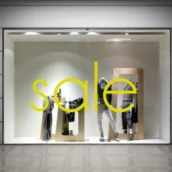 SALE Schaufensteraufkleber S010T1