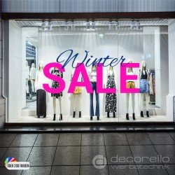 Winter SALE - zweifarbige Folienbuchstaben