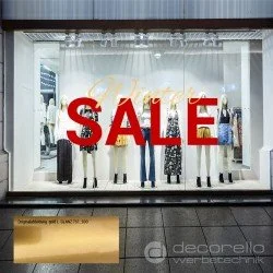 Winter SALE - zweifarbige Folienbuchstaben