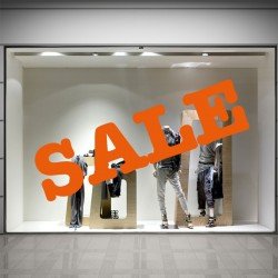 SALE Schaufensteraufkleber S007T3