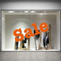 SALE Schaufensteraufkleber S007T2