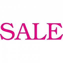 SALE Schaufensteraufkleber S006T3