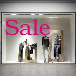 SALE Schaufensteraufkleber S006T2