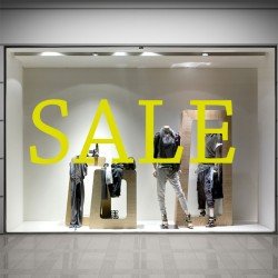 SALE Schaufensteraufkleber S005T3