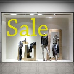 SALE Schaufensteraufkleber S005T2