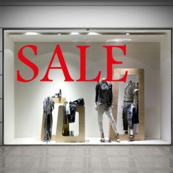 SALE Schaufensteraufkleber S003T3