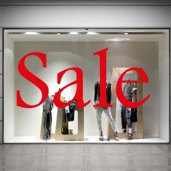SALE Schaufensteraufkleber S003T2