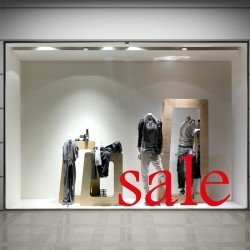 SALE Schaufensteraufkleber S003T1