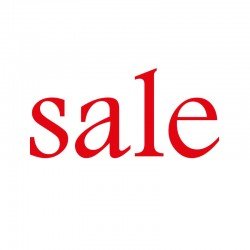 SALE Schaufensteraufkleber S003T1