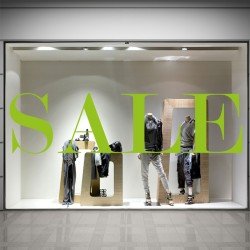 SALE Schaufensteraufkleber S002T3 SALE Schaufensteraufkleber S002T3