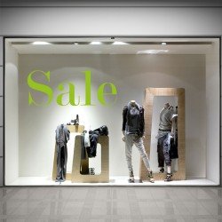 SALE Schaufensteraufkleber S002T2