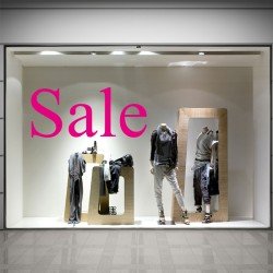 SALE Schaufensteraufkleber S001T2 SALE Schaufensteraufkleber S001T2