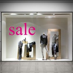 SALE Schaufensteraufkleber S001T1 SALE Schaufensteraufkleber S001T1