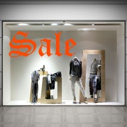 SALE Schaufensteraufkleber S016T3 SALE Schaufensteraufkleber S016T3