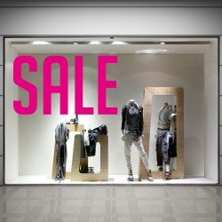 SALE Schaufensteraufkleber S018T3