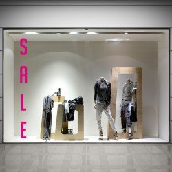 SALE Schaufensteraufkleber H018T3 SALE Schaufensteraufkleber H018T3