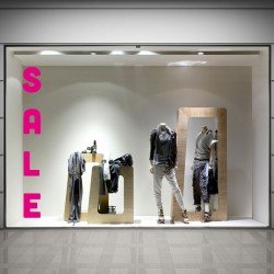 SALE Schaufensteraufkleber H021T3 SALE Schaufensteraufkleber H021T3