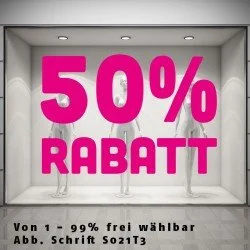 X Prozent RABATT