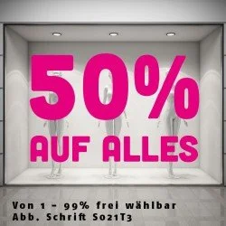 X Prozent AUF ALLES X Prozent AUF ALLES
