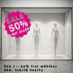 X Prozent Button auf alles