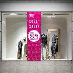 WE LOVE SALE Skyscraper