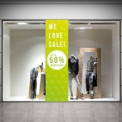 WE LOVE SALE Skyscraper